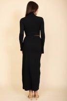 Stylish black dress from VacationGrabs, perfect vacation outfits for women with a sleek design