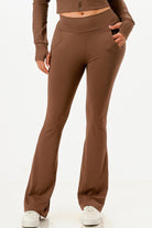 Brown flared pants from VacationGrabs, perfect for stylish vacation outfits for women