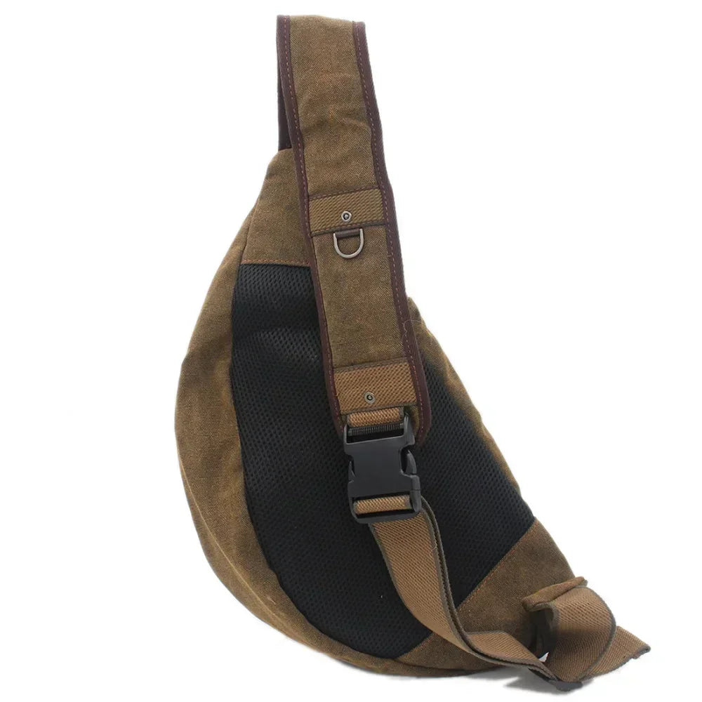 VacationGrabs lightweight shoulder bag, canvas fabric, ideal for travel