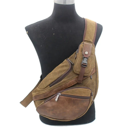 VacationGrabs lightweight shoulder bag, durable canvas, perfect for vacations