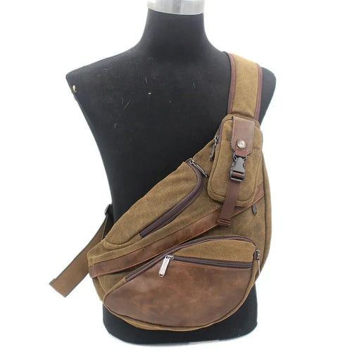 VacationGrabs lightweight shoulder bag, durable canvas for travel use