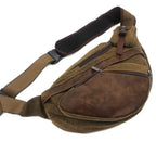 VacationGrabs lightweight shoulder bag in brown for travel and daily use