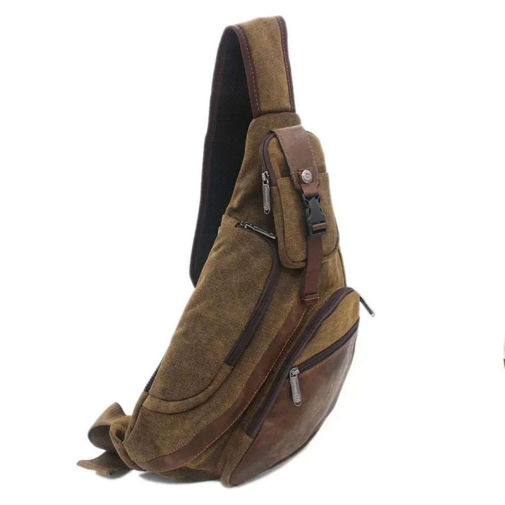 VacationGrabs lightweight shoulder bag, vacation quality canvas material