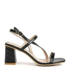 Stylish black heeled sandals perfect for vacation ready sandals white look and summer outfits