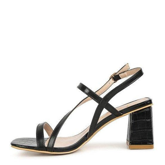 Stylish women's black heels from Rag Company, perfect vacation ready sandals white alternative
