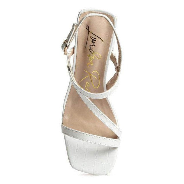 Rag Company vacation ready sandals white with elegant design and stylish ankle strap for summer outings
