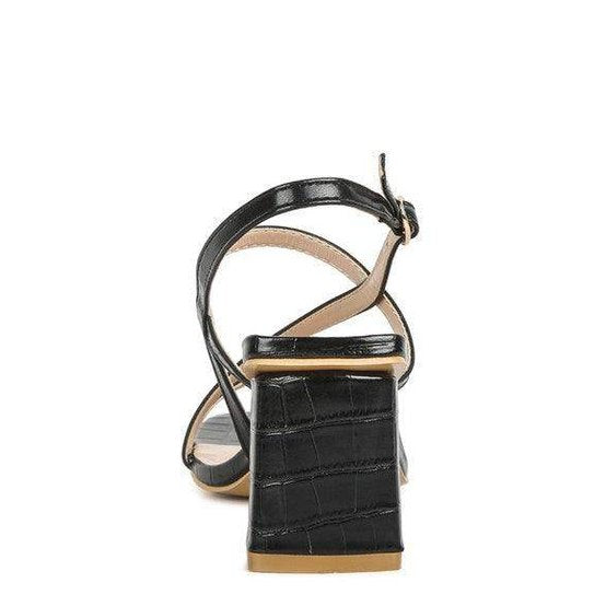 Rag Company Vacation Ready Sandals White with a chic block heel and sleek design for stylish outings