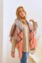 Bella Chic Women's Soft Blanket Scarf in Pastel Colors, perfect as a vacation style accessory