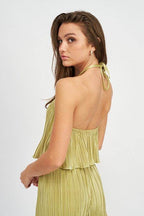 Emory Park Women's Cropped Top in Olive Green, perfect for vacation style crop tops