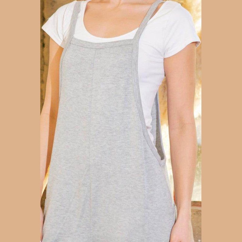 Light gray Women's Jumpsuit from Orange Farm Clothing perfect for vacation style overalls