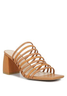 Rag Company women's vacation style sandals with a stylish strappy design and block heels