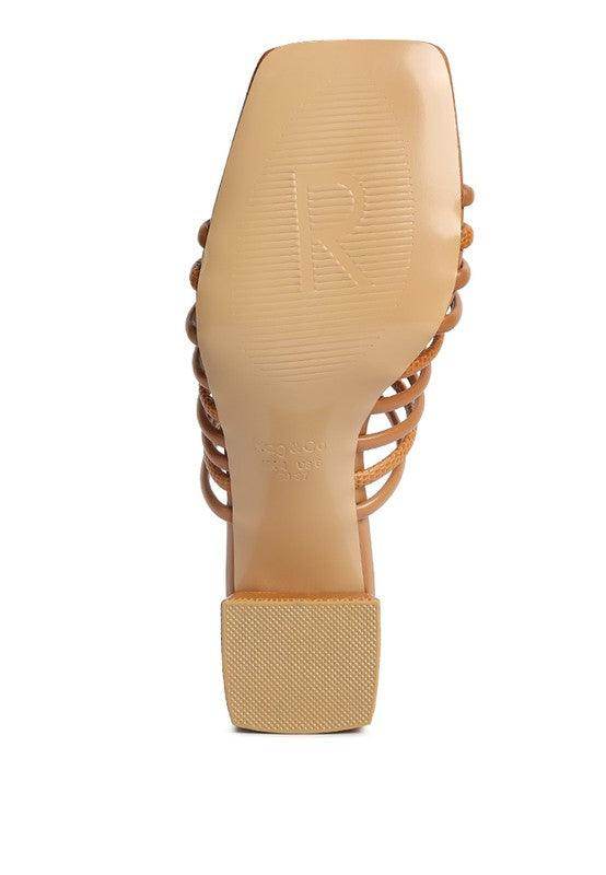 Rag Company women's vacation style sandals with stylish strappy design and comfortable heel