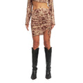 Emory Park Women's Ruched Mini Skirt in Earthy Tones Perfect for Vacation Style Skirts