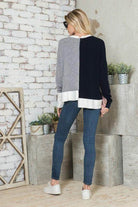 Andante USA Women's Shirt in Gray and Black for stylish vacation style tops