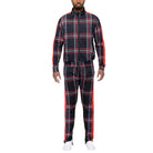 Men's 2PC Track Sets by WEIV in plaid design, perfect for vacation style track set vibes