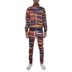 Men's 2PC Track Set by WEIV in vibrant colors for a stylish vacation style track suit
