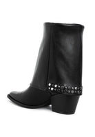 Rag Company black ankle boots with studded detailing, perfect for vacation worthy footwear