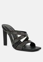 London Rag International Women's Heels with Sparkling Straps, perfect vacation worthy shoes and apparel