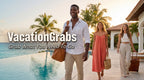 VacationGrabs homepage banner — beach resort lifestyle