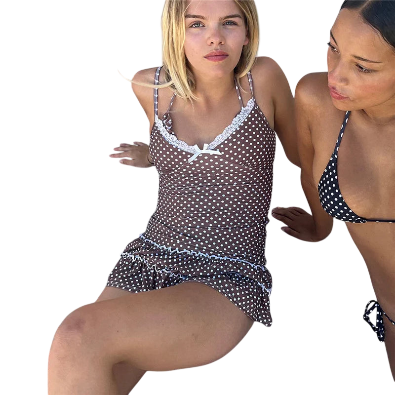 Chic Polka Dot Summer Dress for the Summer