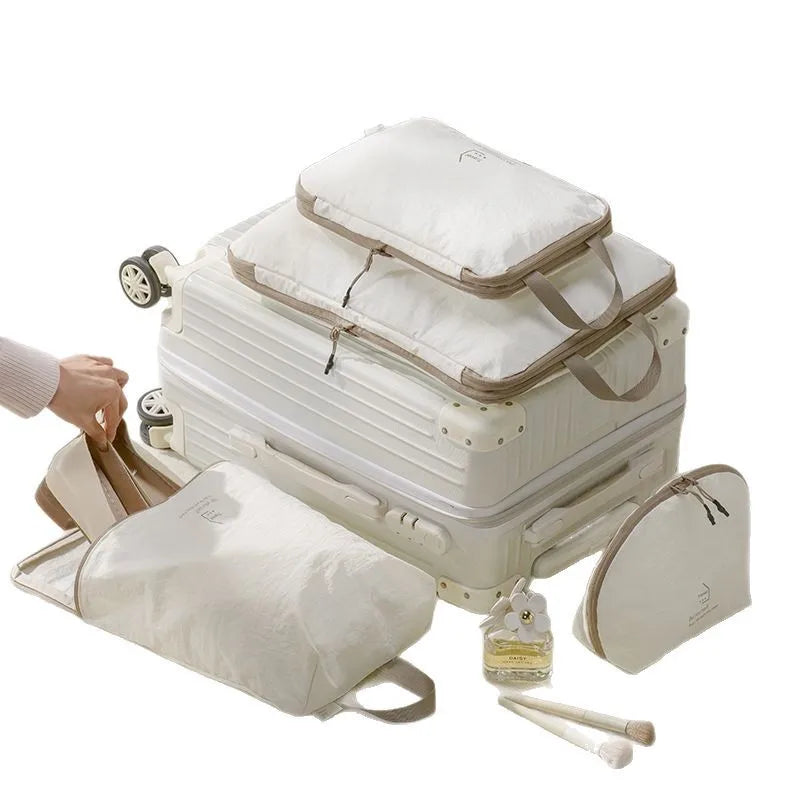 Vacuum storage bags for travel, compact design for easy packing