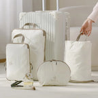 Travel vacuum storage bags for travel, compact, durable, space-saving