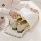 Vacuum storage bags for travel with beige color and durable material