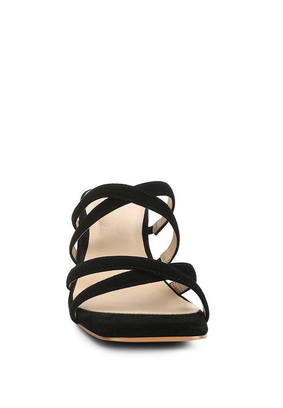 Women's Shoes - Sandals Valentina Strappy Casual Block Heel Sandals