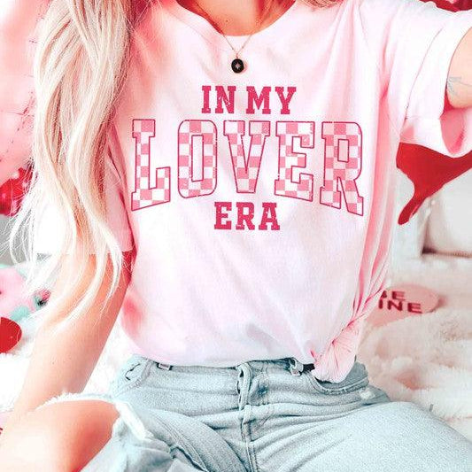 Women's Sweatshirts & Hoodies Valentine's Day Checkered In My Lover Era Graphic T-Shirt