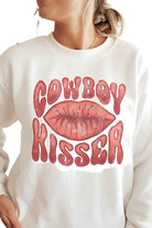 Women's Sweatshirts & Hoodies Valentine's Day Cowboy Kisser Graphic Sweatshirt