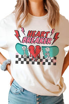 Women's Sweatshirts & Hoodies Valentine's Day Heartbreaker Graphic T-Shirt