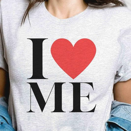 Women's Sweatshirts & Hoodies Valentine's Day I Love Me Graphic T-Shirt