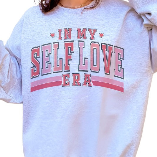 Women's Sweatshirts & Hoodies Valentine's Day In My Self Love Era Graphic Sweatshirt