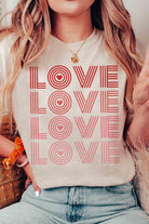 Women's Sweatshirts & Hoodies Valentine's Day Love Love Love Graphic T-Shirt