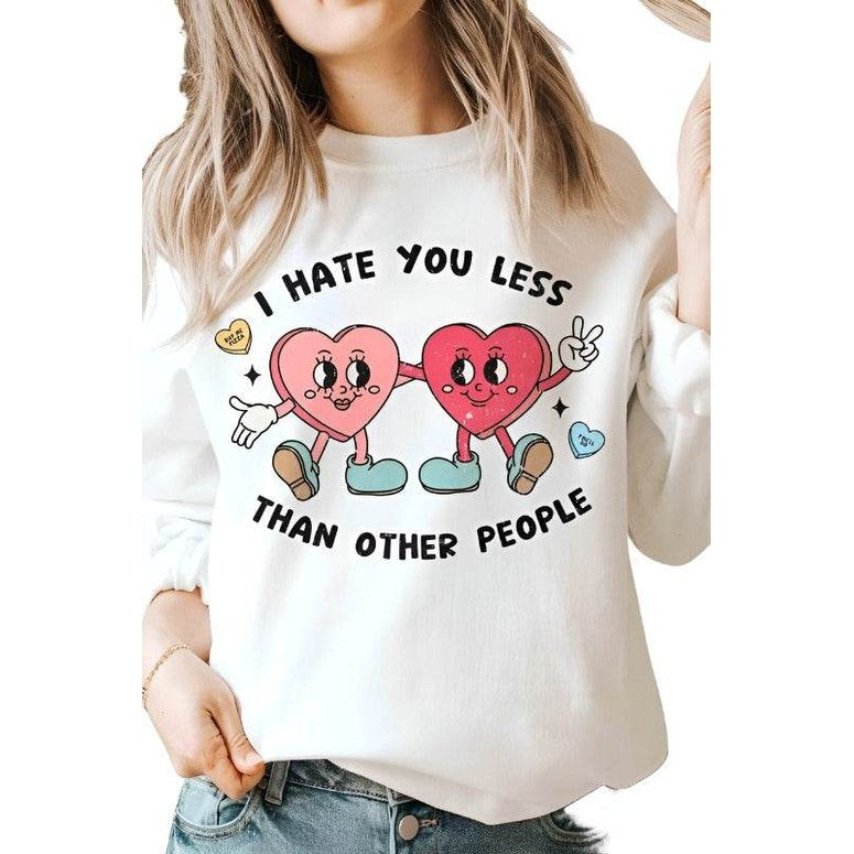 Valentine's Day Plus Size - I Hate You Less Than Other - VacationGrabs