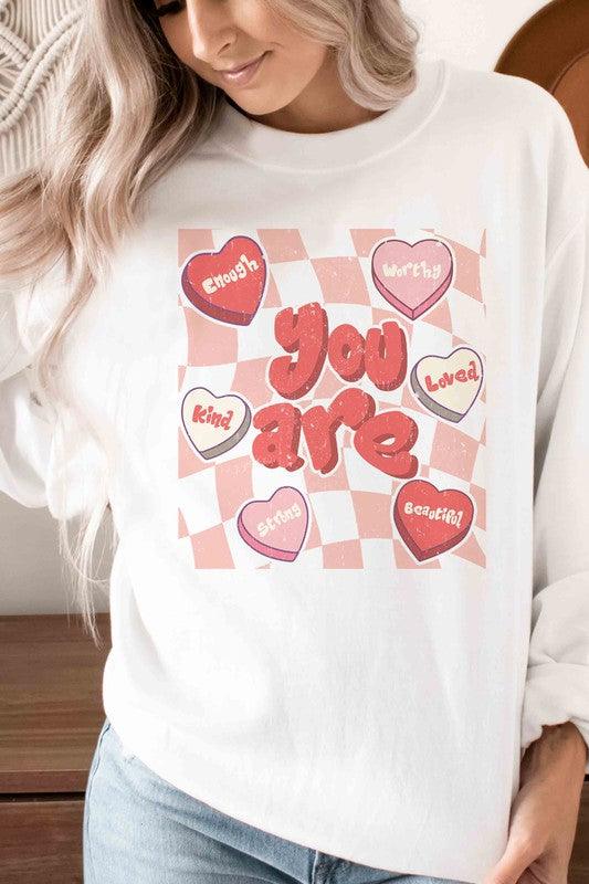 Women's Sweatshirts & Hoodies Valentine's Day You Are Graphic Sweatshirt