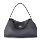 Black vegan leather handbag, stylish accessory for everyday use