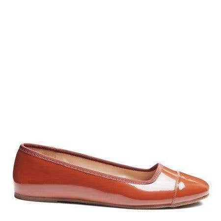 Rag Company comfortable casual flats in orange with a sleek and stylish design