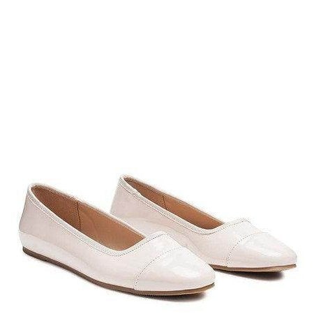 Rag Company comfortable casual flats in white with a sleek design for everyday wear