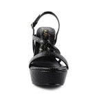 Black Rag Company elegant high heeled sandals with a stylish slingback design and platform sole