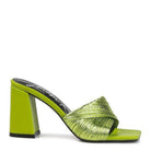 Rag Company women's green heels with a stylish design, perfect as elegant vacation footwear