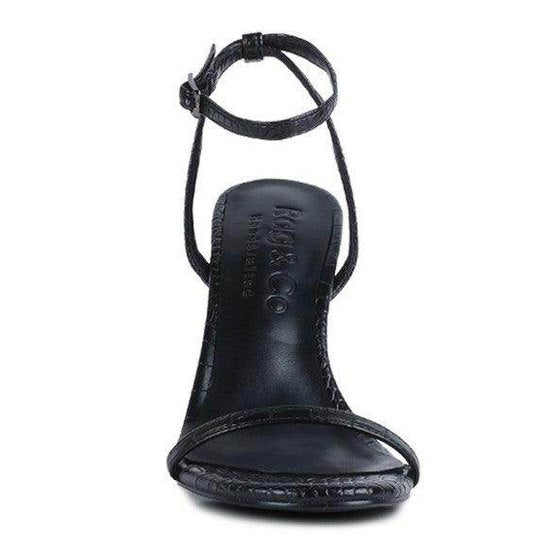 Rag Company elegant vacation sandals with a sleek design and ankle strap for stylish summer outings