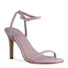 Rag Company elegant vacation sandals in light pink with a stylish ankle strap and high heel