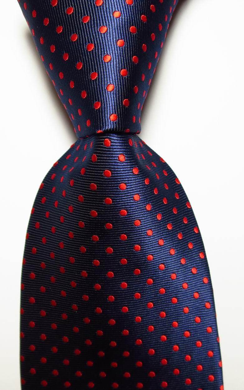 VacationGrabs Gold green necktie set featuring a stylish design with red polka dots