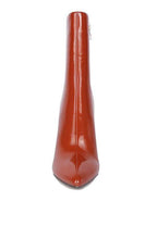 Women's red bottom high heel shoes in glossy leather for stylish outfits