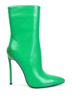 Rag Company women's green high heel boots for stylish occasions