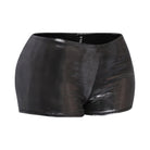 Shimmer high waisted shorts women in sleek black design for stylish summer outfits