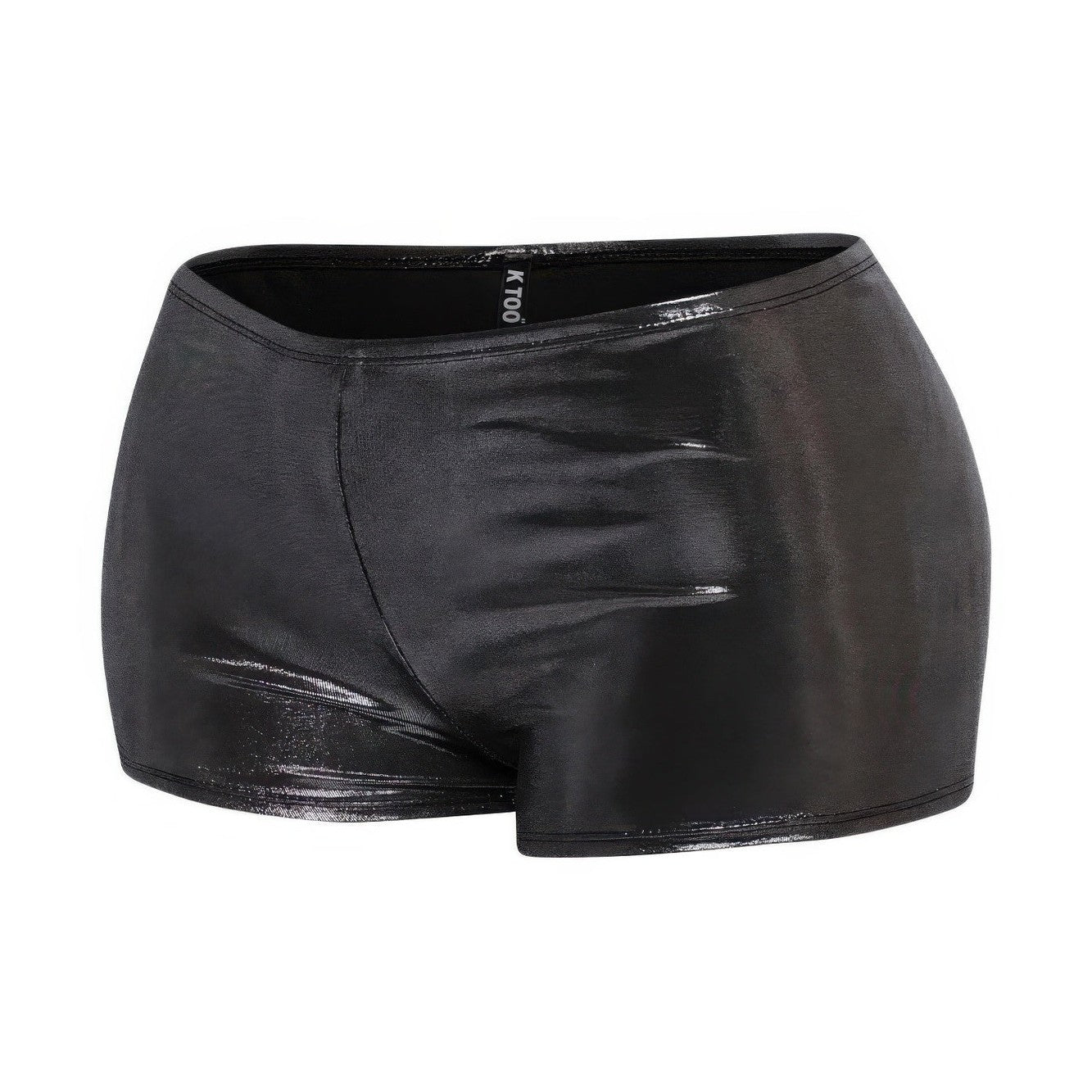 Shimmer high waisted shorts women in sleek black design, perfect for stylish summer outings