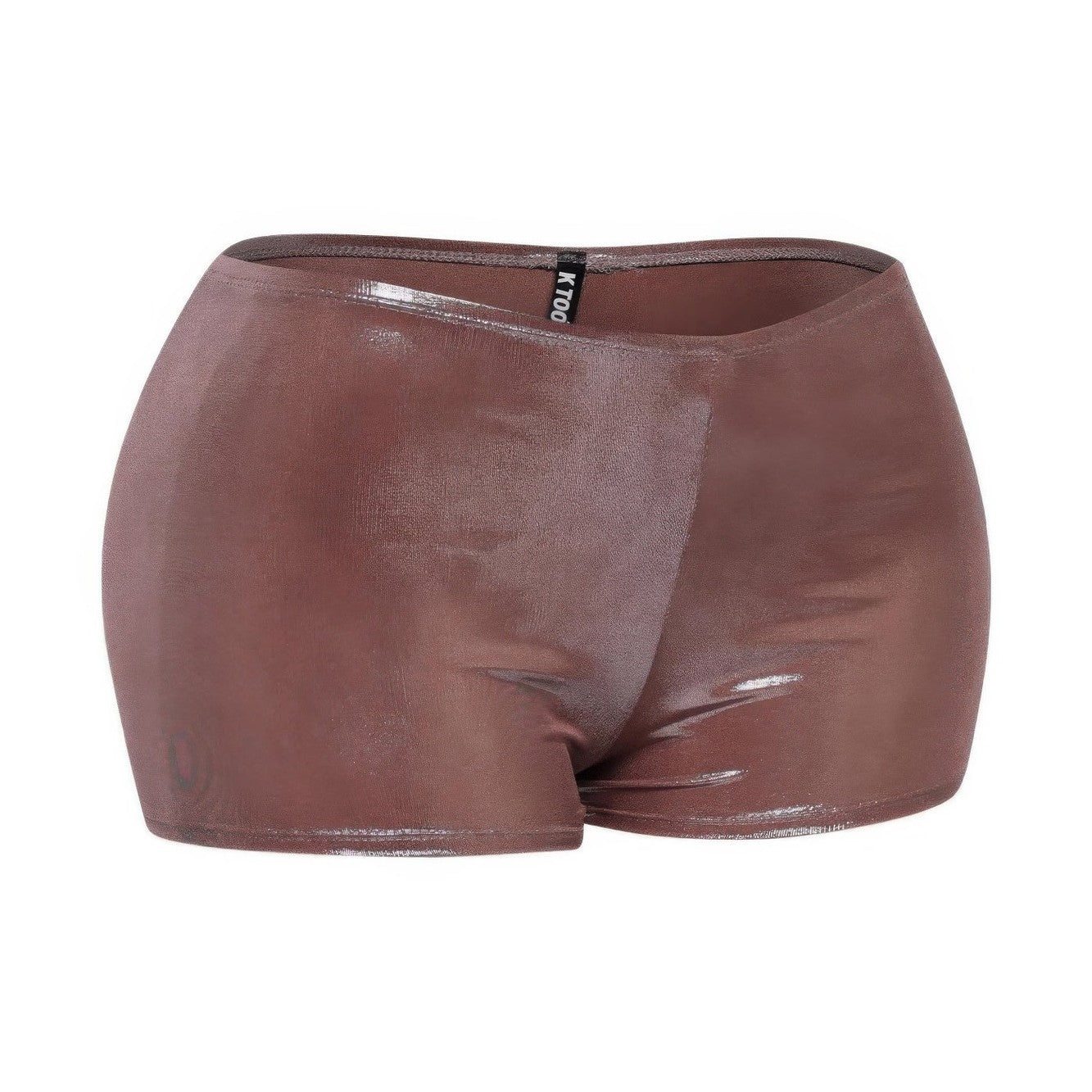 Shimmer high waisted shorts women in stunning bronze color for stylish summer outfits