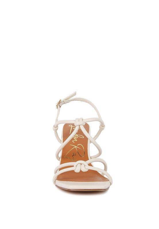 Rag Company Women's Vacation Style Sandals with Strappy Design and Elegant Heels